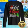 christian jesus the reason christmas stocking stuffer sweater