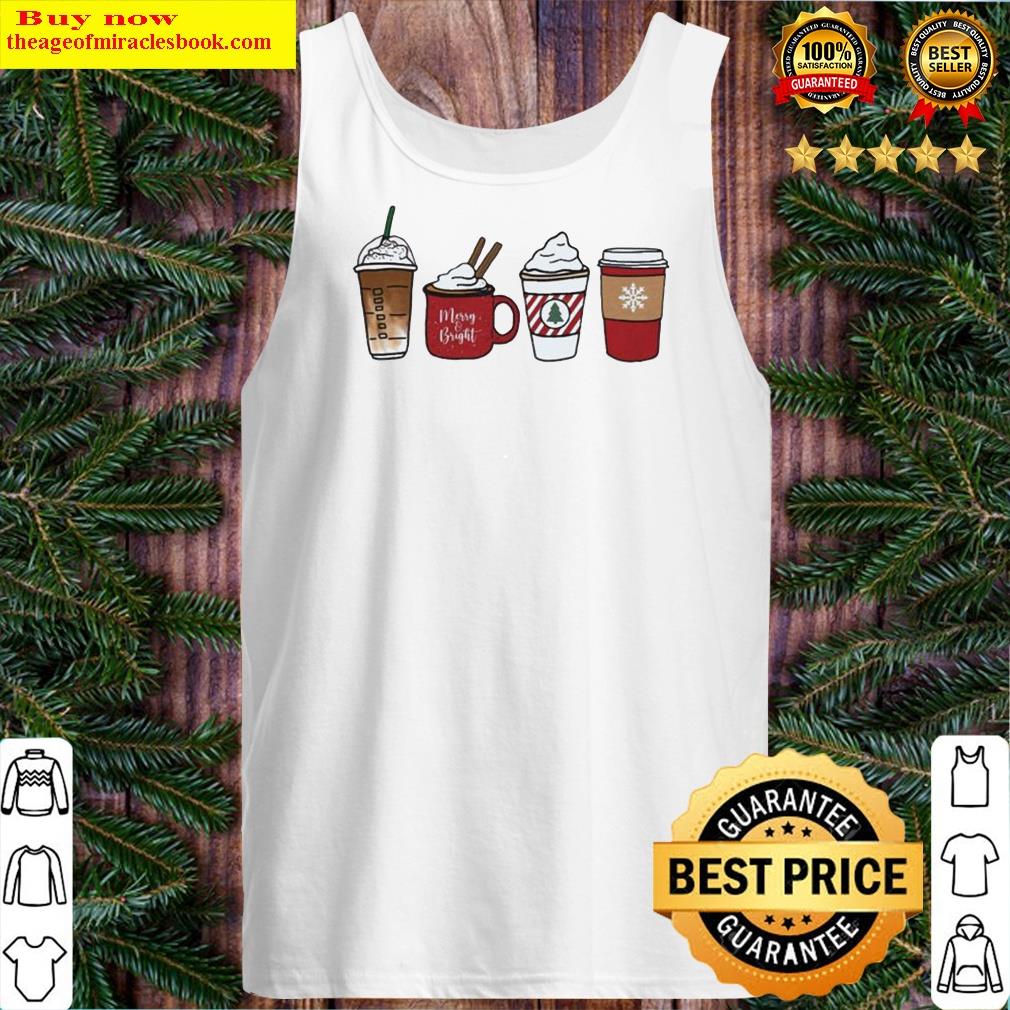 christmas coffee christmas shirt tank top