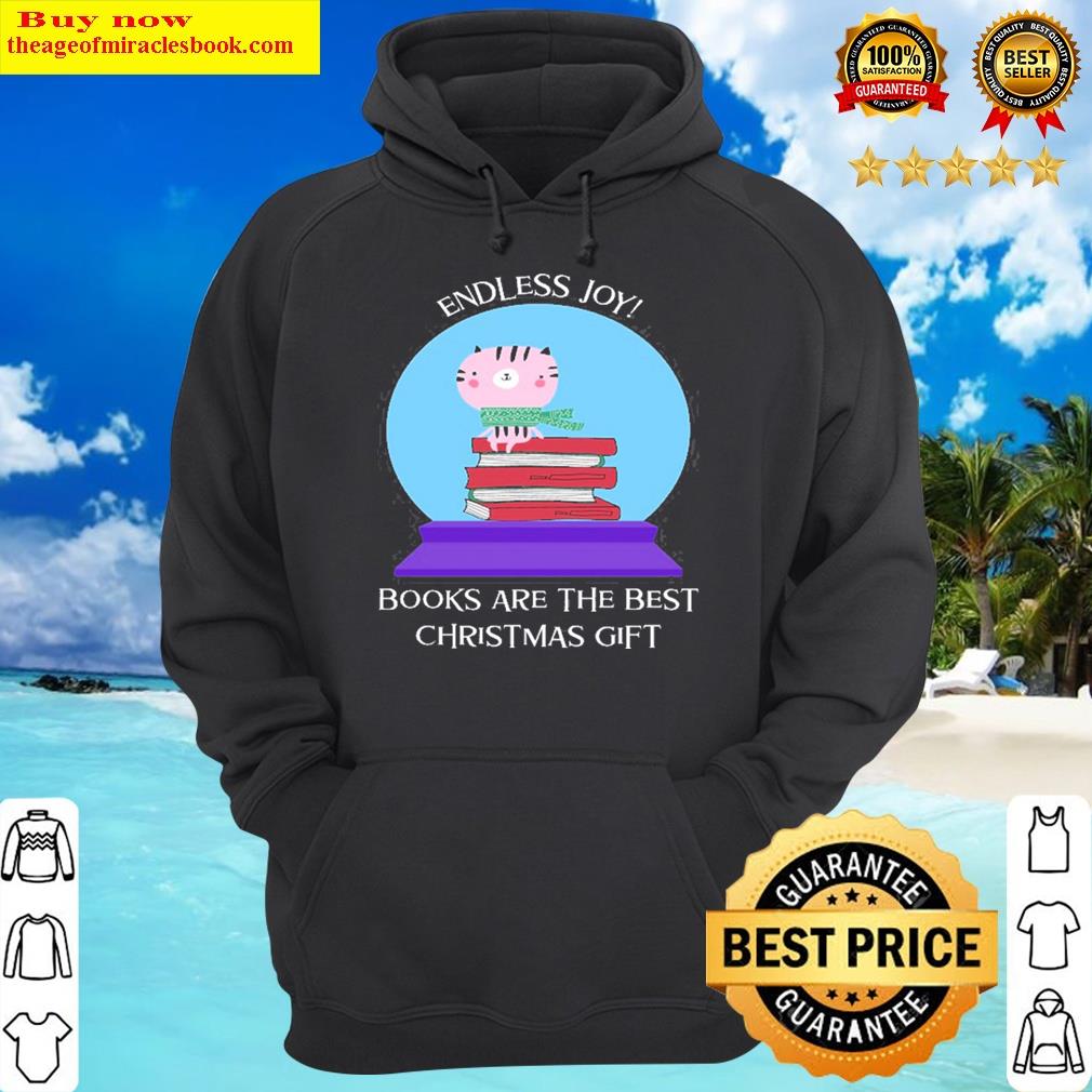 christmas cute illustration books lover classic hoodie