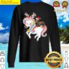 christmas dachshund riding unicorn sausage dog mom christmas gift classic sweater