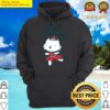 christmas kitty a kitten wearing a dress and the caption merry christmas hoodie