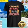 cookie baking team captain gingerbread christmas funny shirt