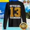 cool trendy 13th birthday party sweater