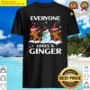 everyone loves a ginger funny christmas costume for bakers premium shirt