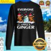 everyone loves a ginger funny christmas costume for bakers premium sweater