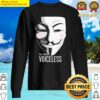 for the voiceless anonymous mask v for vendetta guy fawkes essential sweater