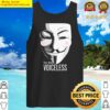 for the voiceless anonymous mask v for vendetta guy fawkes essential tank top