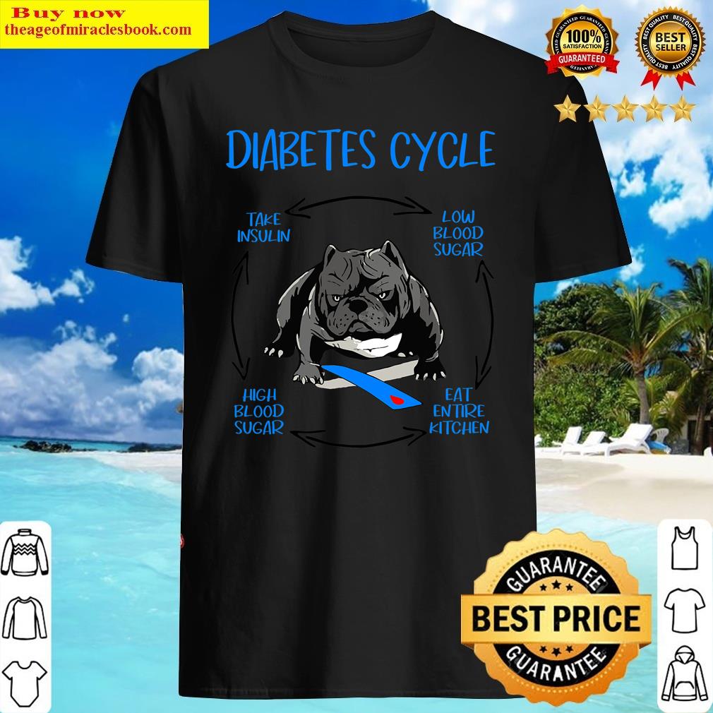 Funny Pibull Diabetes Cycle Diabetes Awareness Shirt