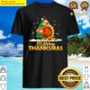 funny turkey santa merry thanksmas christmas thanksgiving shirt