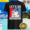 funny vintage dogecoin lets go brandon meme shirt