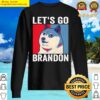 funny vintage dogecoin lets go brandon meme sweater