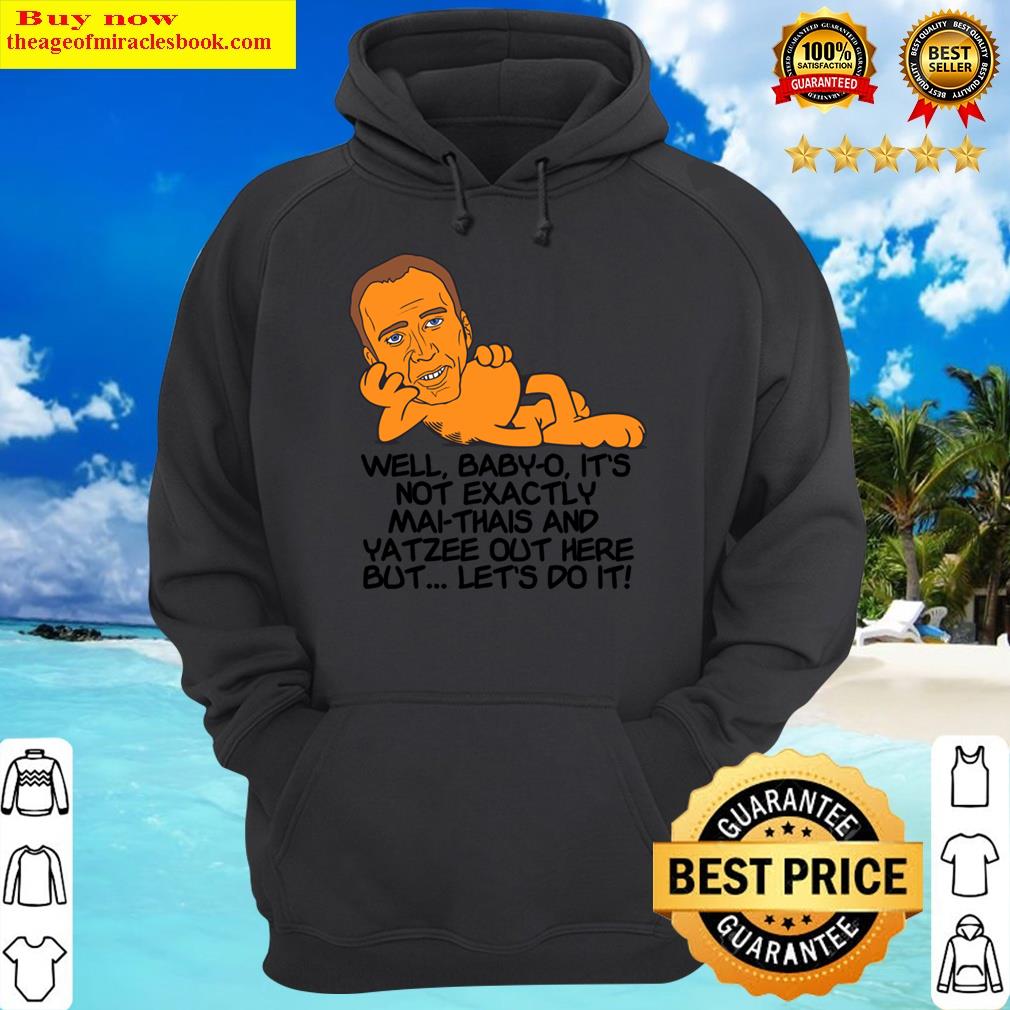 garfield cage lets do it hoodie