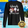 ghouls gotta camp spooky halloween ghost camping lover sweater