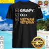 grumpy vietnam veteran veterans day shirt