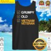 grumpy vietnam veteran veterans day tank top