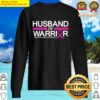 husband of a warrior mens breast cancer awareness month pink sweater