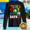 i dribbled my way to 100 days of school kids volleyball sweater