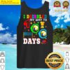 i dribbled my way to 100 days of school kids volleyball tank top