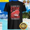 i love my steak grilling husband barbecue meat grill shirt