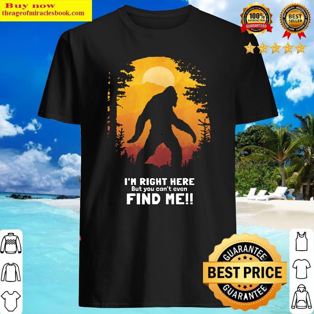 I’m Right Here But You Can’t Even Find Me!! Shirt