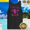 in october we wear pink rainbow breast cancer awareness tank top