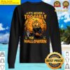 its never too early for halloween scary pumpkin sweater