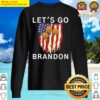 lets go brandon american dalgona game shield flag sweater