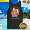 literally death halloween skeleton outfit costume tank top