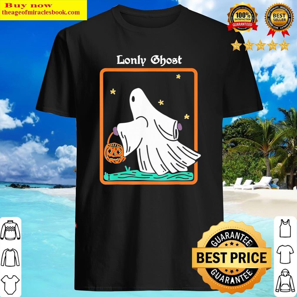 Lonely Ghost Tarot Card Halloween Spooky Classic Shirt