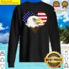 love american flag bald eagle us patriot gift idea premium sweater