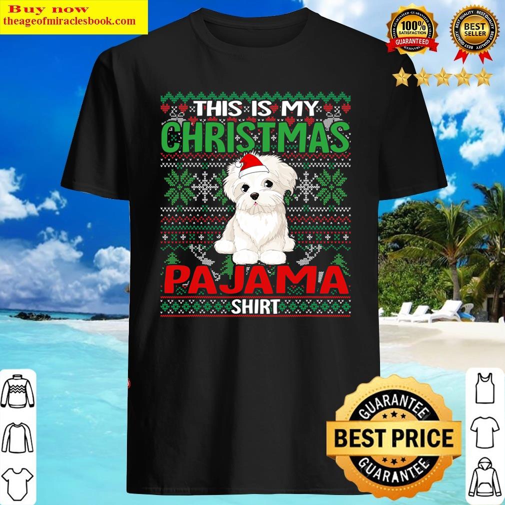 Maltese Dog Lover Hats Ugly Christmas Shirt