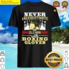 mens never underestimate an old man with boxing gloves boxer shirt