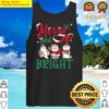 merry and bright otter christmas tank top