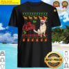 merry christmas lighting ugly german shepherd christmas shirt