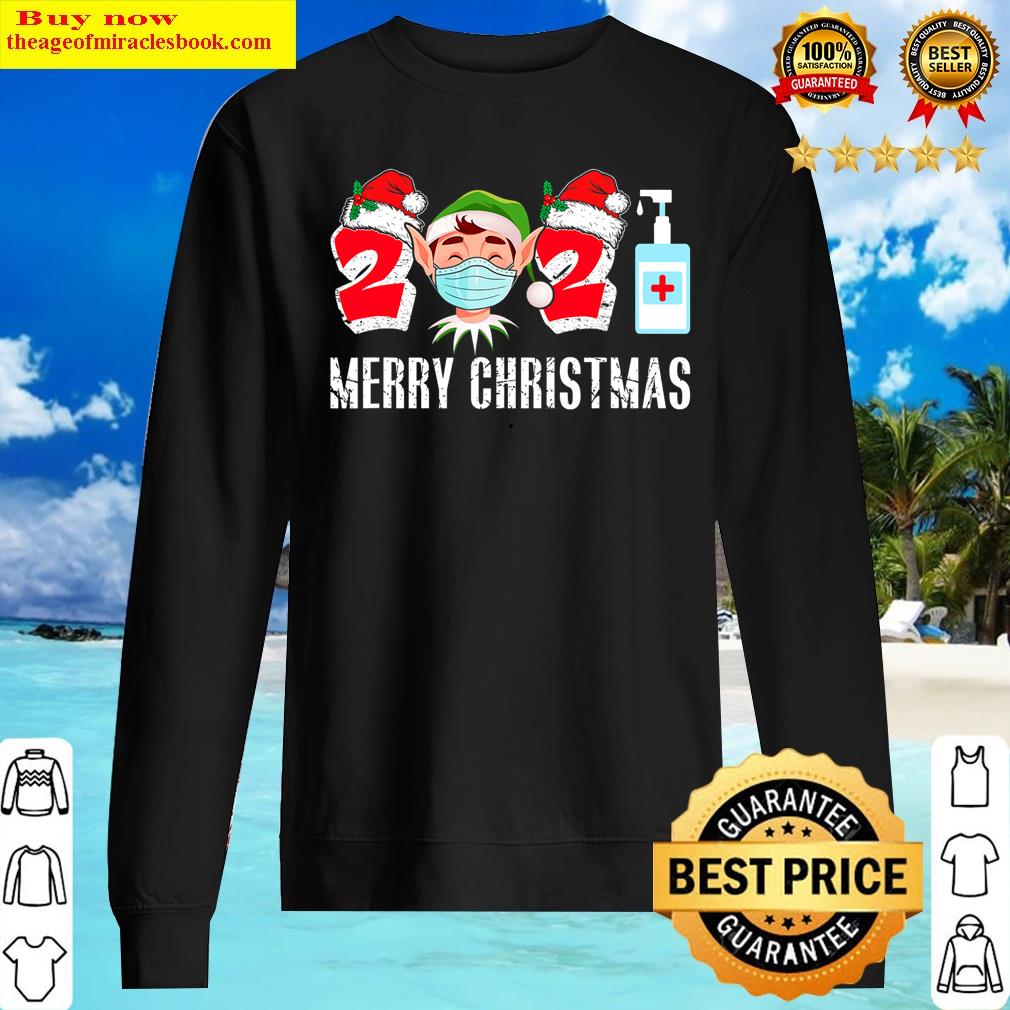 Merry Quarantine Christmas 2021 Pajamas Matching Family Elf Shirt