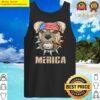 pitbull merica patriotic dog lovers us flag 4th of july long sleeve tank top