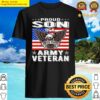 proud son of us army veteran patriotic military family gifts premium shirt
