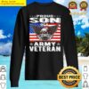 proud son of us army veteran patriotic military family gifts premium sweater