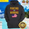 punting is winning iowa hoodie