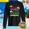 santas favorite cooking teacher funny christmas gift sweater