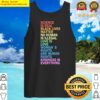 science is real black lives matter no human is illegal tank top