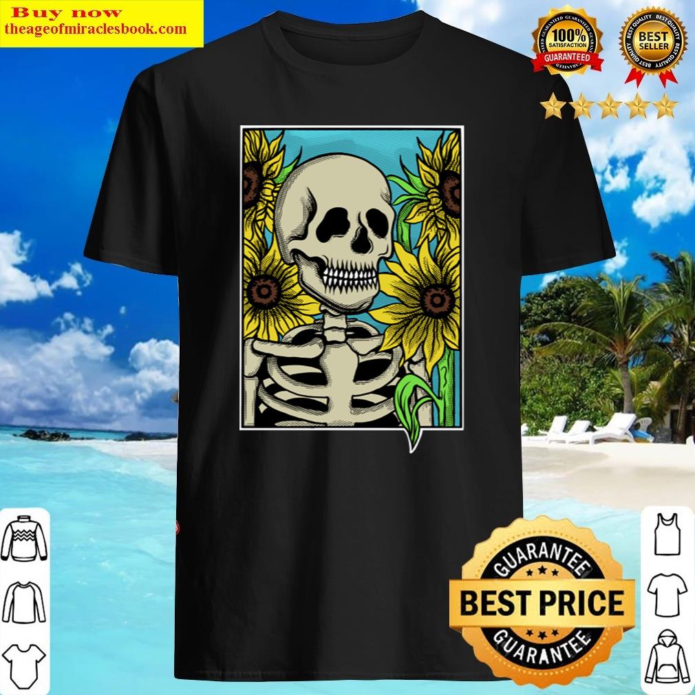 Sun Flower Skeleton Shirt