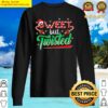 sweet but twisted funny candy cane christmas mens womens sweater