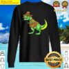 t rex dinosaur with sombrero and poncho cinco de mayo premium sweater