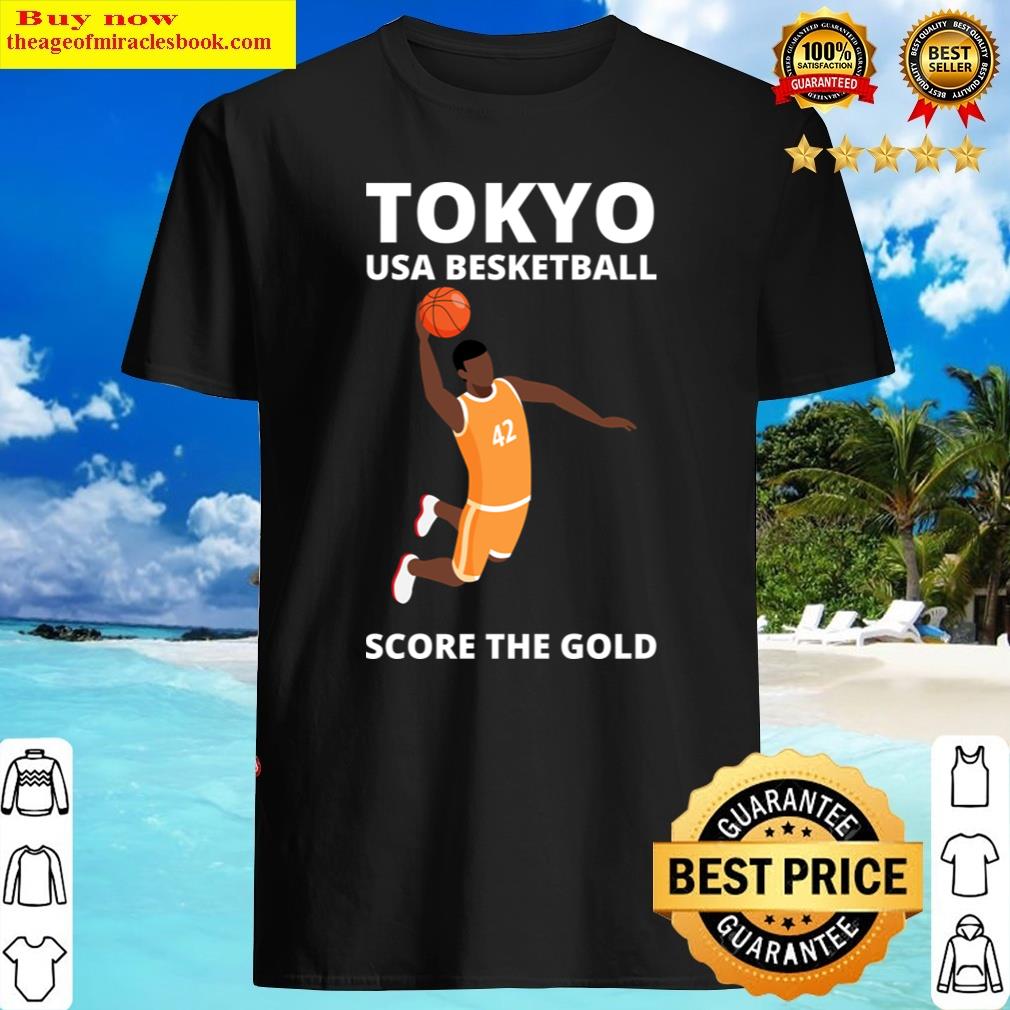 Team Usa Basketbal Tokyo Usa Basketball, Score The Gold, , Tokyo 2020 Shirt
