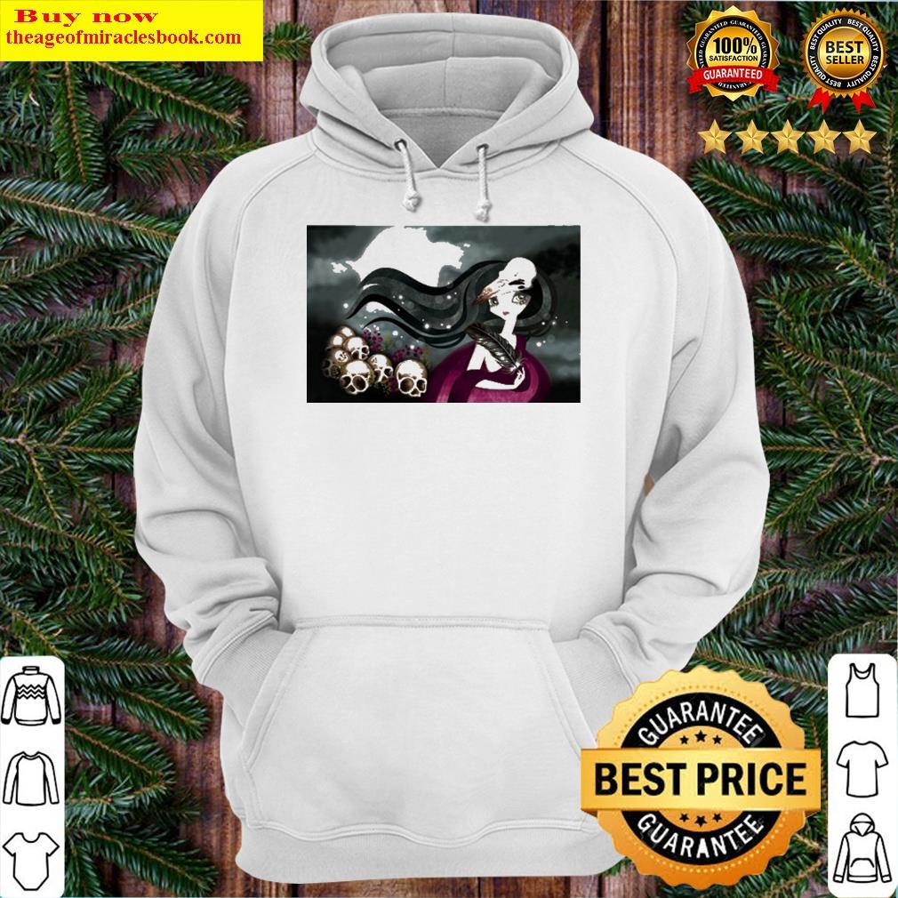 the witching hour halloween skull classic hoodie