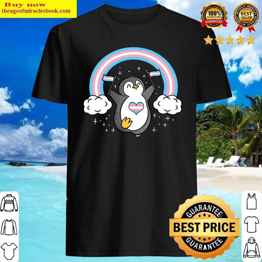 Trans Pride Penguin Transgender Pride Shirt