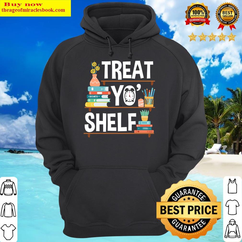treat yo shelf halloween bookshelf librarian hoodie