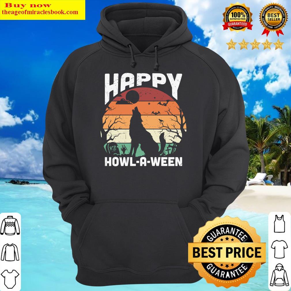 vintage happy howl o ween hoodie