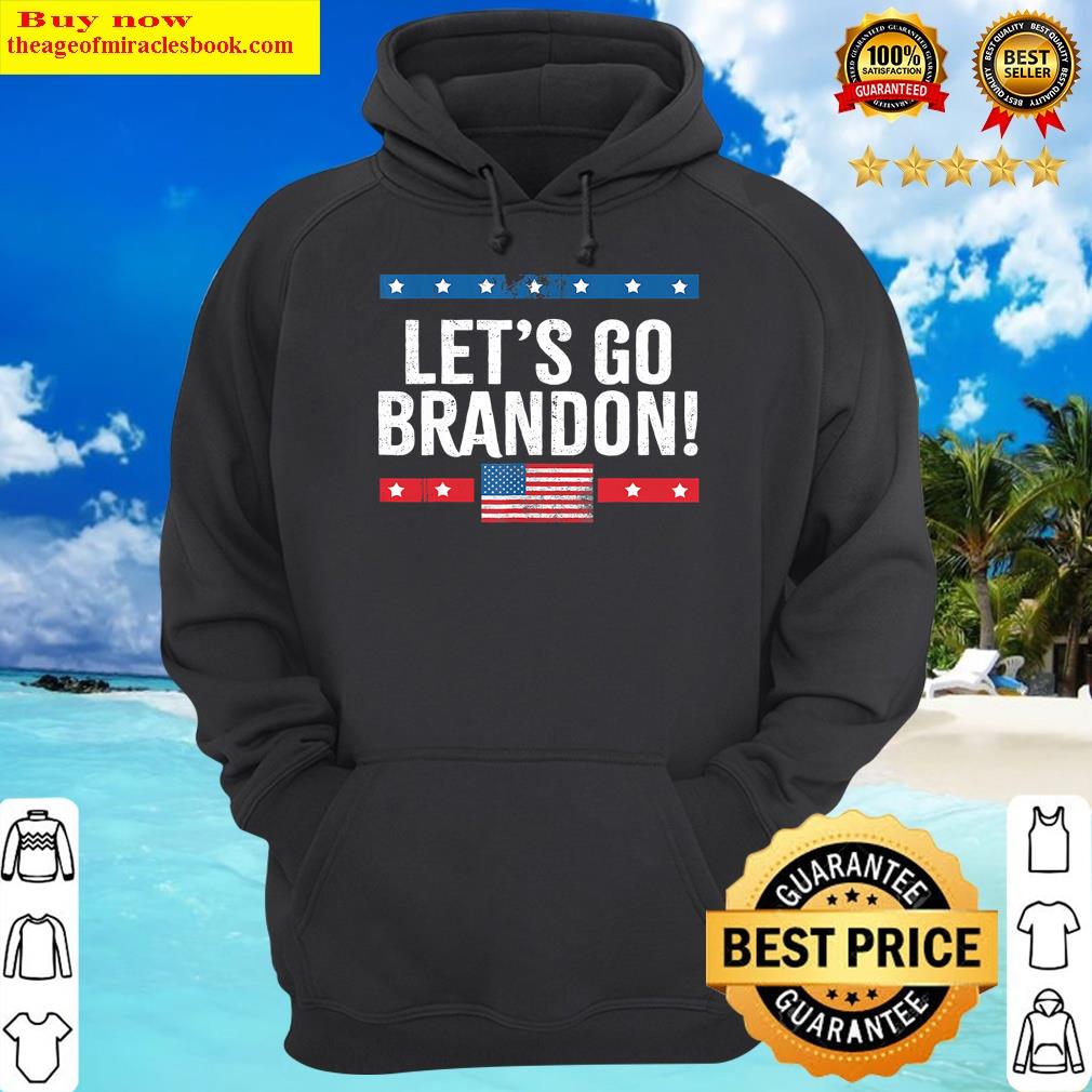 vintage old american flag lets go brandon hoodie